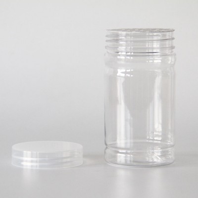 Factory price 250ml PET sealable transparent food plastic can