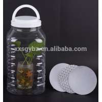 wholesale clear food grade pet bottle 4 litres