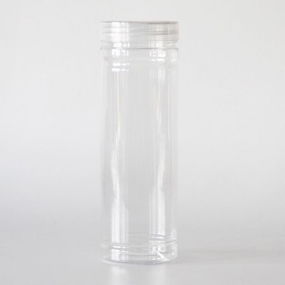 Factory price sales 450ml pet spice plastic jar with lid