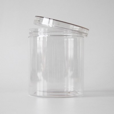 Hot sale large 1L wide mouth food grade plastic empty spice jars